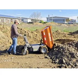 Mini dumper électrique Deleks XE500HEL Batterie au lithium 48 V