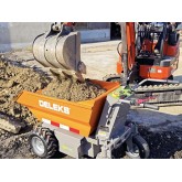 Minidumper electrico hidráulico Deleks XE500HEL Batería de Litio 48 V