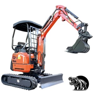 Hippopotamus 190 Diesel Mini Excavator 1.7 Tons