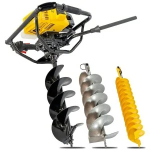 Ahoyadora Garland AUGER 1232GB-V24 con tres brocas 10-20 cm