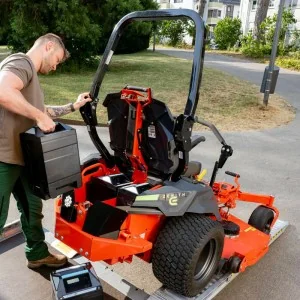 Ariens Zenith E battery-powered zero turn lawn mower tractor