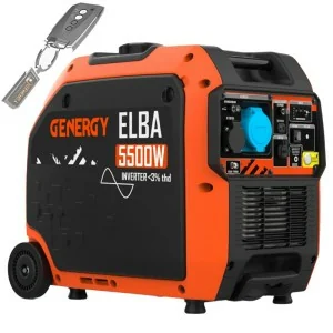 Generador inverter con arranque remoto Genergy Elba RC 5500W