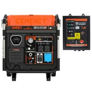 Gerador elétrico silencioso com ATS Genergy Creta 7500 W