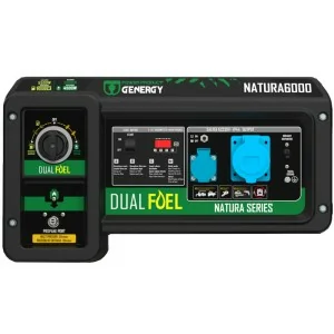 Dual fuel oil electric generator Genergy Natura 6000 III 5500 W