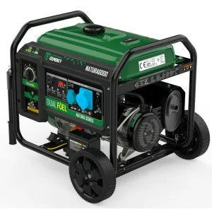 Dual fuel oil electric generator Genergy Natura 6000 III 5500 W