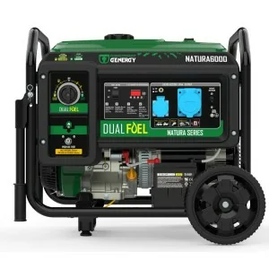 Dual fuel oil electric generator Genergy Natura 6000 III 5500 W