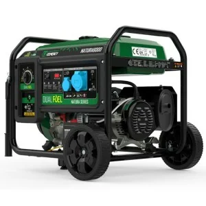 Dual fuel oil electric generator Genergy Natura 6000 III 5500 W