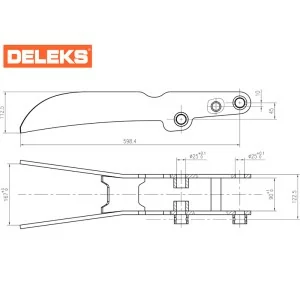 Гідравлічний палець для міні-екскаватора M120 Deleks