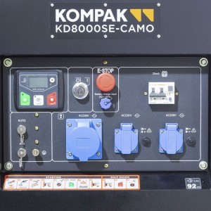Générateur diesel insonorisé Kompak KD8000SE 6300 W