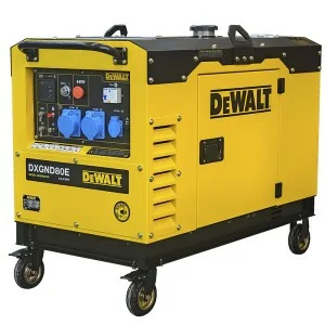 Diesel electric generator with ATS Dewalt DXGND80E 8500 W