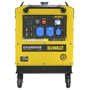 Diesel electric generator with ATS Dewalt DXGND80E 8500 W