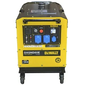 Diesel electric generator with ATS Dewalt DXGND80E 8500 W