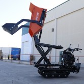 Mini dumper with liftable box Zeppelin ES71927 500 kg