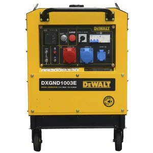 Dual Volt Diesel Electric Generator Dewalt DXGND1003E 8500W