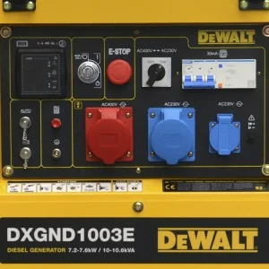 Dual Volt Diesel Electric Generator Dewalt DXGND1003E