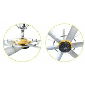 Ventilador industrial de techo RhinoAir 1,4 KW