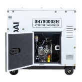 Gerador elétrico a diesel com inversor Hyundai DHY9000SEI 6500W