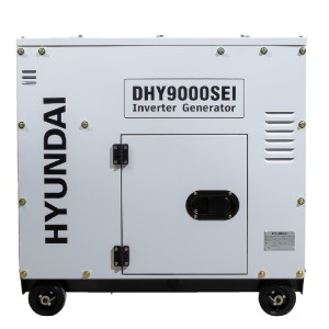 Gerador elétrico a diesel com inversor Hyundai DHY9000SEI 6500W