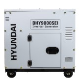 Gerador elétrico a diesel com inversor Hyundai DHY9000SEI 6500W