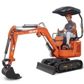 Mini excavadora Deleks M80 motor gasolina B&S 13,5 HP