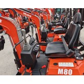 Mini excavadora Deleks M80 motor Briggs&Stratton 13,5 HP