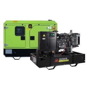 Grupo gerador de 3 cilindros Pramac GDW15P 14,3 kVA