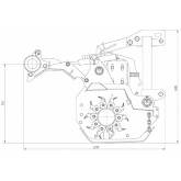 Trituratore forestale per trattore DELEKS GORILLA 150-200 cm