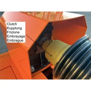 Brushcutter with inter-row disc for tractor Deleks
