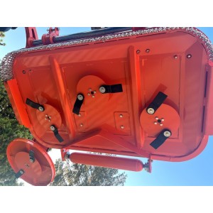 Brushcutter with inter-row disc for tractor Deleks