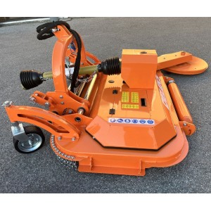 Brushcutter with inter-row disc for tractor Deleks