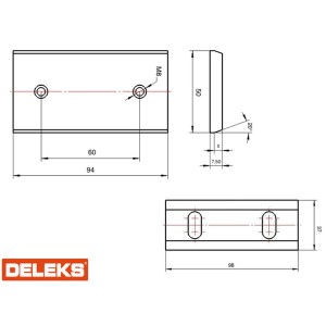 Elektrohäcksler mit Auffangbehälter Deleks DK-300 220V