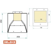 Електричний подрібнювач з колектором Deleks DK-300 220V