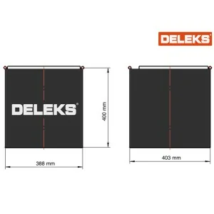 Biotrituradora eléctrica con recogedor Deleks DK-300 220V