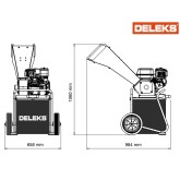 Електричний подрібнювач з колектором Deleks DK-300 220V