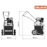 Triturador elétrico com coletor Deleks DK-300 220V
