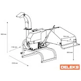Тракторний подрібнювач деревини Deleks DK-1200SE