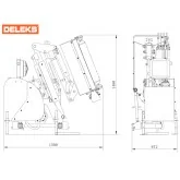 Hydraulische Seitenarm-Freischneider Deleks MERLO