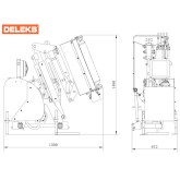 Roçadora hidráulica de braço lateral Deleks MERLO