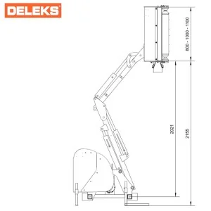 Débroussailleuse hydraulique à bras latéral Deleks MERLO