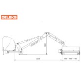 Hydraulische Seitenarm-Freischneider Deleks MERLO