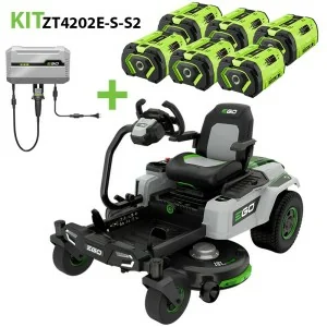 Giro Cero Batteriebetriebener Rasentraktor Ego Power ZT4201E-S