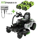 Trator de relva a bateria Giro Cero Ego Power ZT4201E-S