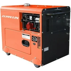 Gerador elétrico a diesel Zeppelin GZ7500ST 10 HP