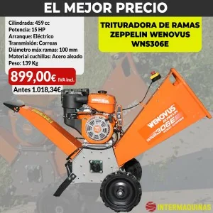 Holzhackmaschine Zeppelin Wenovus WNS306E 15 HP AE