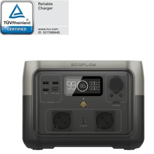 Gerador solar EcoFlow RIVER 2 Max 512Wh