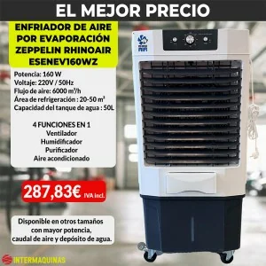 Enfriador de aire por evaporación Zeppelin RhinoAir 220 V