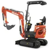 Mini-pelle Deleks M100SE Moteur Kubota D722 13,7 HP