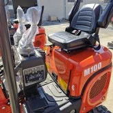 Mini escavadora Deleks M100SE Motor Kubota D722 de 13,7 CV