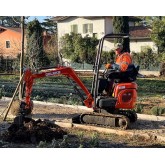 Міні-екскаватор Deleks M100SE Kubota D722 13,7 к.с. двигун