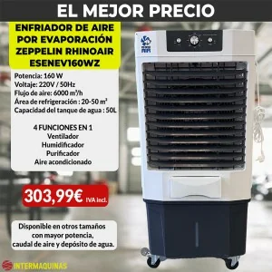 Arrefecedor de ar por evaporação Zeppelin RhinoAir 220 V